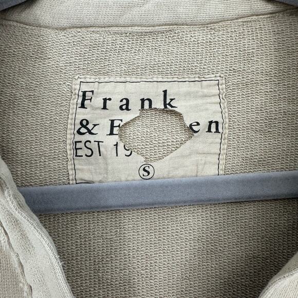 NEW Frank & Eileen Patrick Triple Fleece Popover Henley Sweatshirt Biscotti Tan - Picture 4 of 6